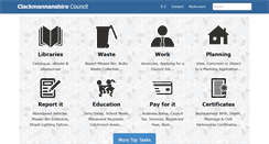 Desktop Screenshot of clacks.gov.uk